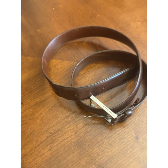 Cole Haan Men’s Genuine Leather Belt A09022 Crafted In USA Size 95/38 - Picture 2 of 8